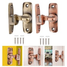 Serrure de porte de grange de sécurité enfant ancienne rouge et bronze pour an