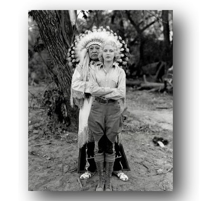 Chief Thunderbird, Julie Bishop Photo 8x10 Publicity Portrait Cheyenne Actor