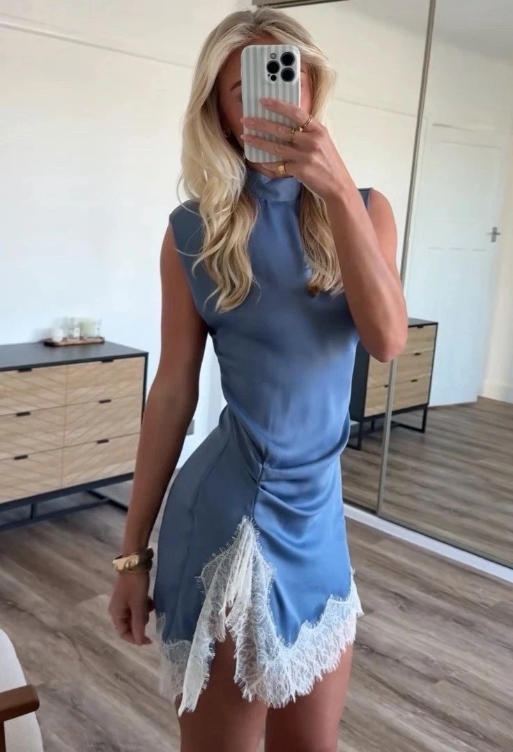Zara Women's Lace Blue for sale