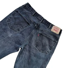 38" Waist x 32" Length Black Wash Jeans