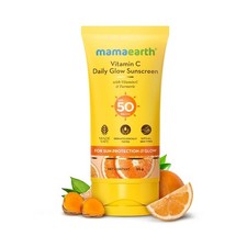 Mamaearth Vitamin C Daily Glow Sunscreen with Vitamin C  Turmeric  For Sun Pro