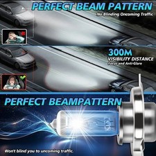 2 Halogen Headlight Bulbs H4 H7 12V 6000K 5V DC12V