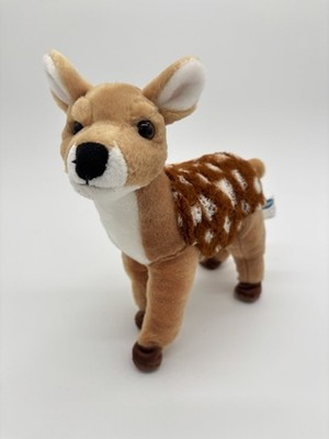 Teddy Mountain Spotted Fawn Deer Plush 9  Stuffed Animal