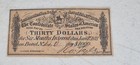 The Confederate States Of America 30 Dollar Bond Note Currency  — photo 1
