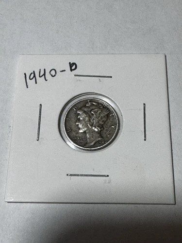 1940-D Mercury Dime — photo from the most recent tracked eBay sale