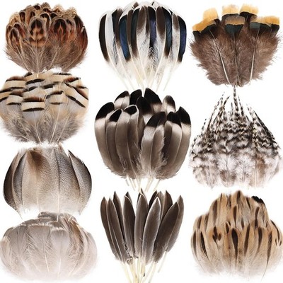Natural Feathers 300PCS DIY Crafts 4 Styles Party Decor