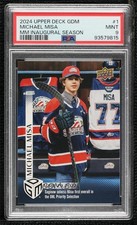 2024 Upper Deck Game Dated Moments Inaugural Season Michael Misa PSA 9 MINT 0w9a
