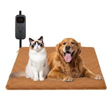 Cat Heating Pad, 6 Adjustable Temperature 5 Timer Options, 17.7'' x 17.7'' ...