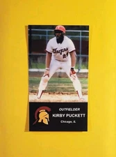 1982 Triton College Broders rookie KIRBY PUCKETT Minnesota Twins 