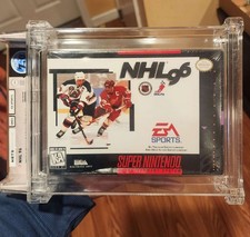 NHL 96 Super Nintendo SNES New and Sealed GRADED WATA 7.0 / A+