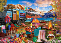Wild Camping Puzzle 1000 Teile Erwachsene Glamping Erwachsene 1000 Teile Puzzles
