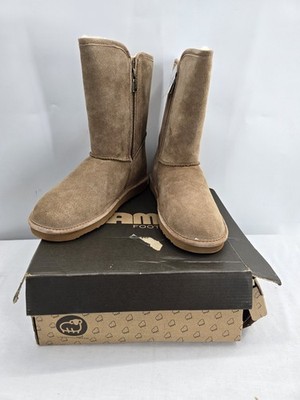 Lamo Classic Juniper Chestnut Ladies'  Suede/Faux Fur Snow Boots -US Size 9