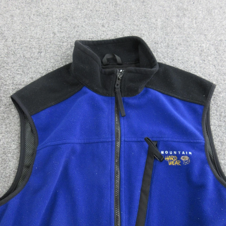 Chaleco Mountain Hardwear Para Hombres Mediano GORE Windstopper Vellón Hecho en EE. UU. Cremallera Completa Foto 2 de 4