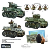 M5 Stuart Platoon - Warlord Games 28Mm