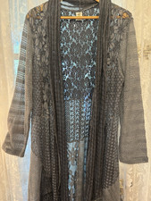 In the That Women s Long Kimono Jacket Black ...