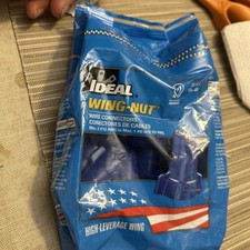 Ideal Industries 25-Pk Ideal Wing-Nut Wire Connector Blue 12 to 8 AWG 30-454P