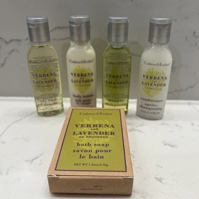 New CRABTREE & EVELYN Verbena & Lavender de Provence Bath