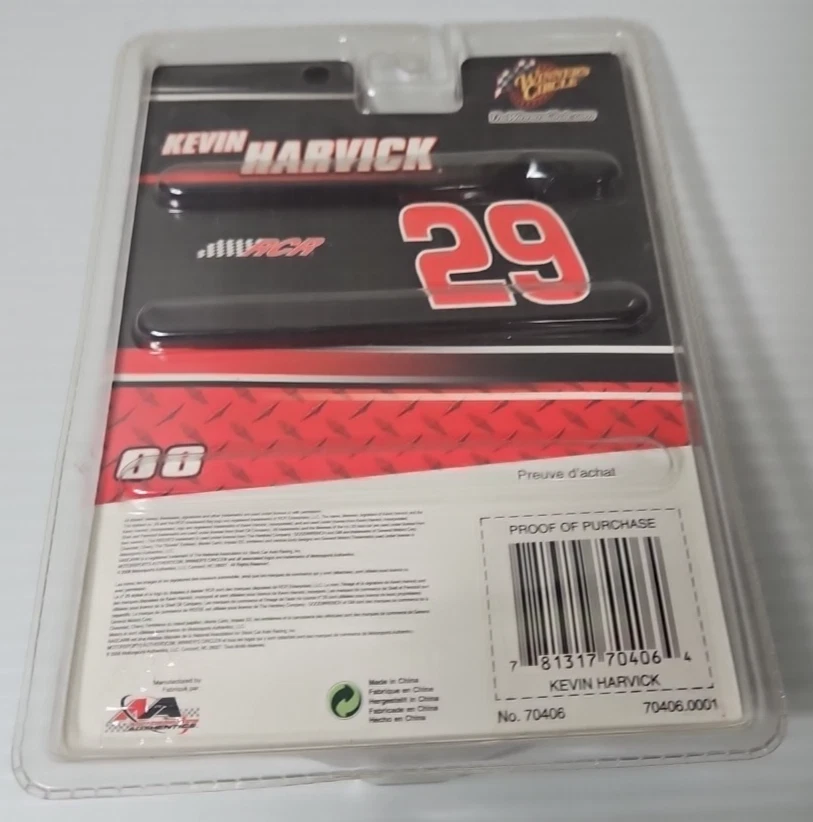 收藏品 1: 64 比例凯文·哈维克 #29 压铸复制品汽车带磁铁 — 第 4/4 张图片