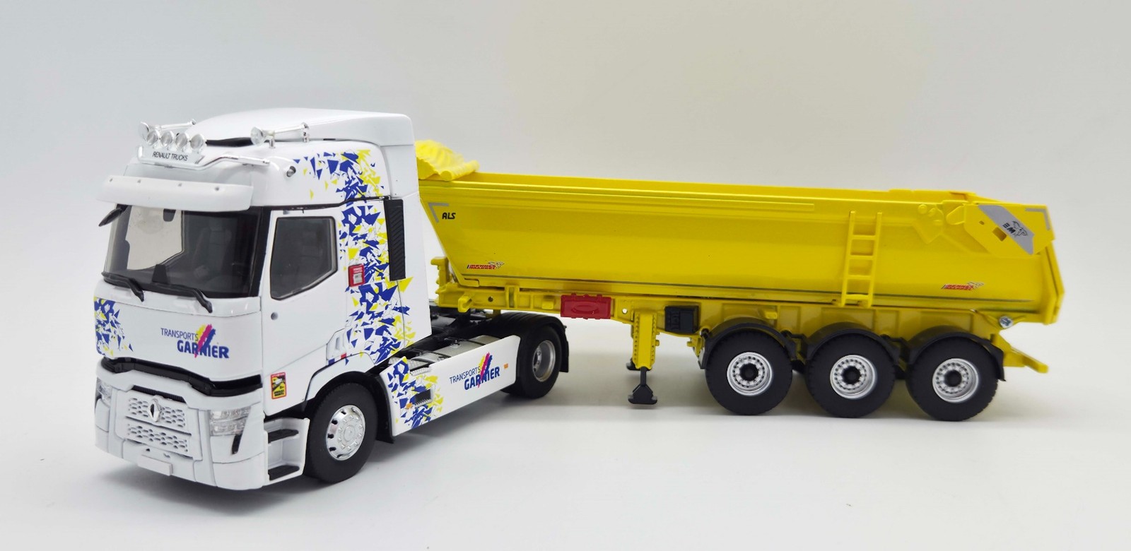 Camion Eligor Renault T 480 4x2 2021 Transports Garnier miniature 1/43