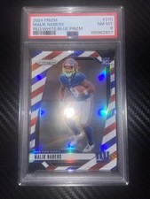 2024 PANINI PRIZM RED/WHITE/BLUE PRIZM #370 MALIK NABERS ROOKIE RC PSA 8