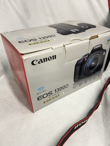 Canon EOS 1300D 18MP SLR Camera Kit with EF-S 18-55mm Lens + Box And Carry Case - Picture 13 of 20