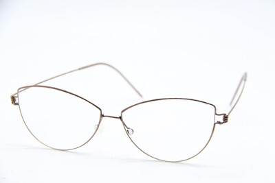 NEW LINDBERG NO. 065/E7A2 RACHEL COL. PU12 BROWN AUTHENTIC EYEGLASSES 52-13