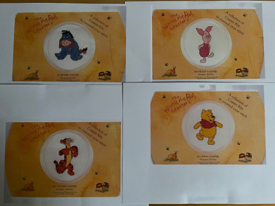 B9 B10 B11 B12 4 kleine Winnie Puuh & Freunde Portrait Kreuzstich MUSTER