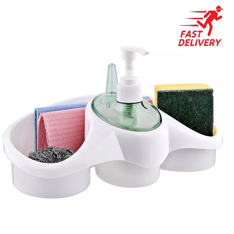 Soap Dispensing Sponge Holder