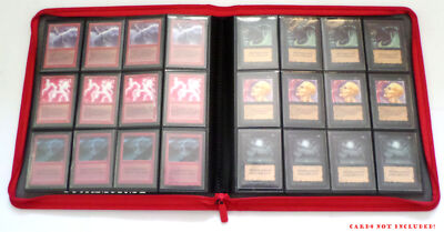 Docsmagic.de Premium Pro-Player 12-Pocket Playset Zip-Album - 480 Card Binder - 