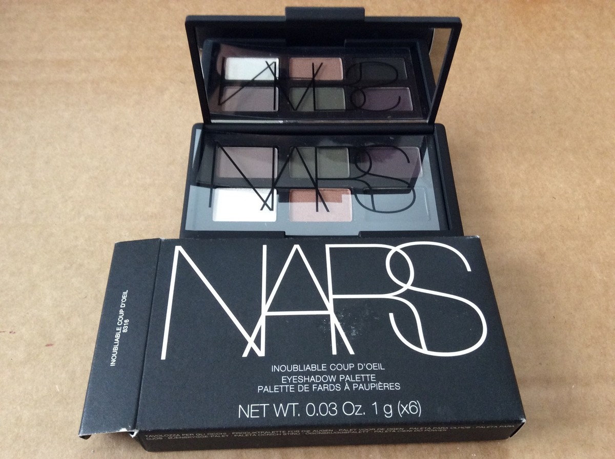 Palette Yeux NARS Inoubliable Coup D'État - 6 Nuances Poudre - Neuf Emballé Grand Format