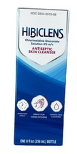HIBICLENS Antiseptic/Antimicrobial Skin Cleanser 8oz Exp 03/2025