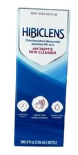 HIBICLENS Antiseptic/Antimicrobial Skin Cleanser 8oz Exp 03/2025