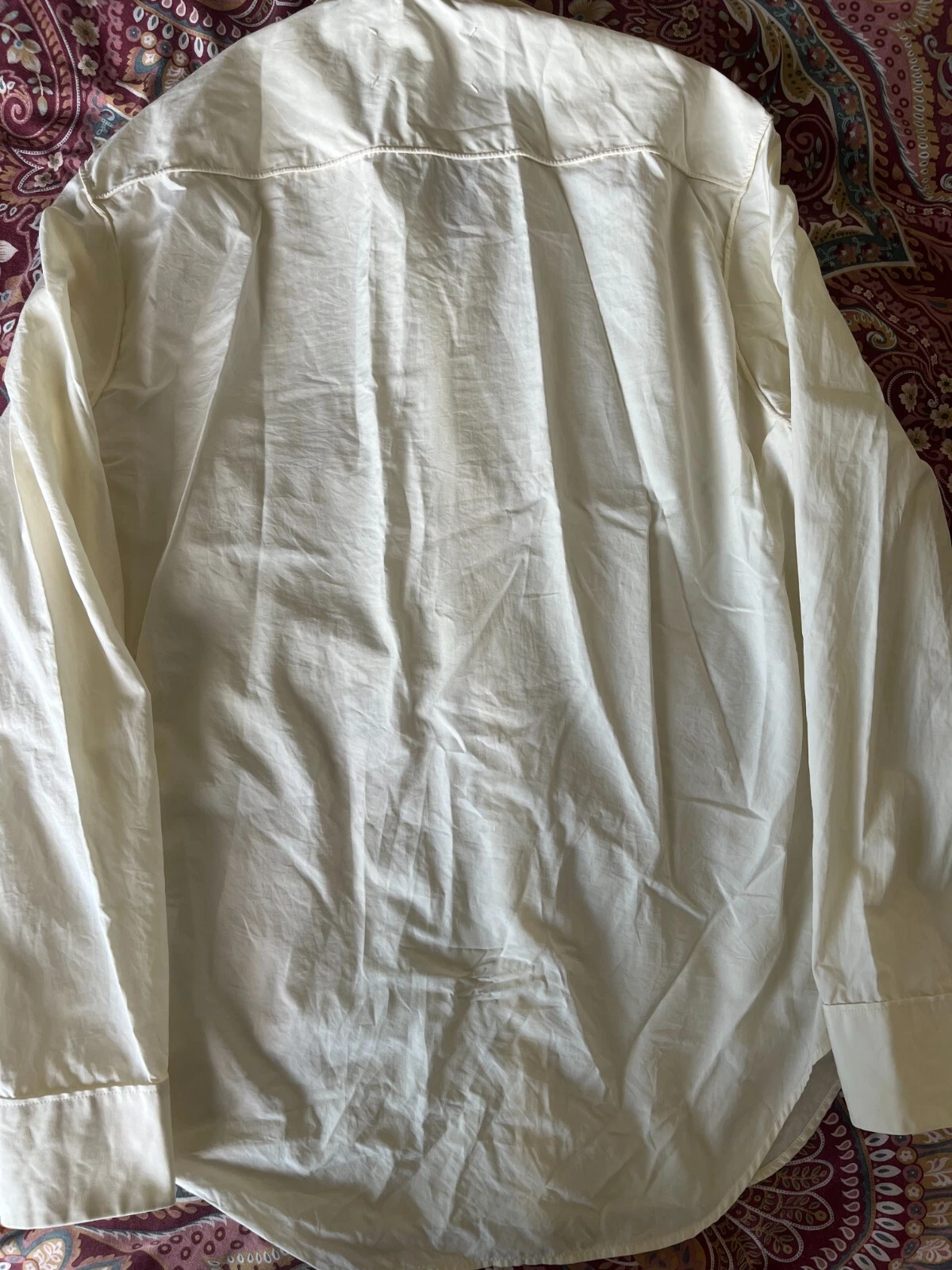 Camicia da uomo Maison Margiela manica lunga abbottonata cotone TAGLIA media