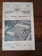 Watford v Northampton Town. 29th December 1959. League Division Four.