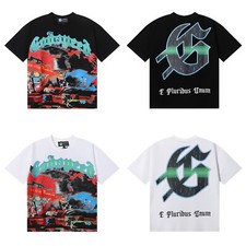 NEW Godspeed Rock Skeleton Vintage Print Pattern Tee Mens T-shirt