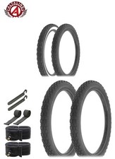 ALTALINE BICYCLE KNOBBY TREAD S-2 TIRES 20 x 2.125 8PC SET BLACK OR WHITEWALL.
