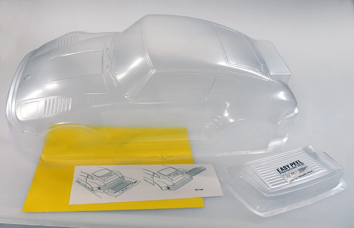 #10307 - 1/10 PARMA Porsche 911 Slant Nose Clear .040" RC Car Racing Body & Wing - Image 2 of 2
