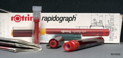 Rotring 155 018 rapidograph 0,18 mm - Tuschefüller / technical pen - NOS