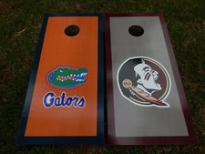 Regulation Fl Gators  Fl State Seminoles Cornhole Boards W/ Bags