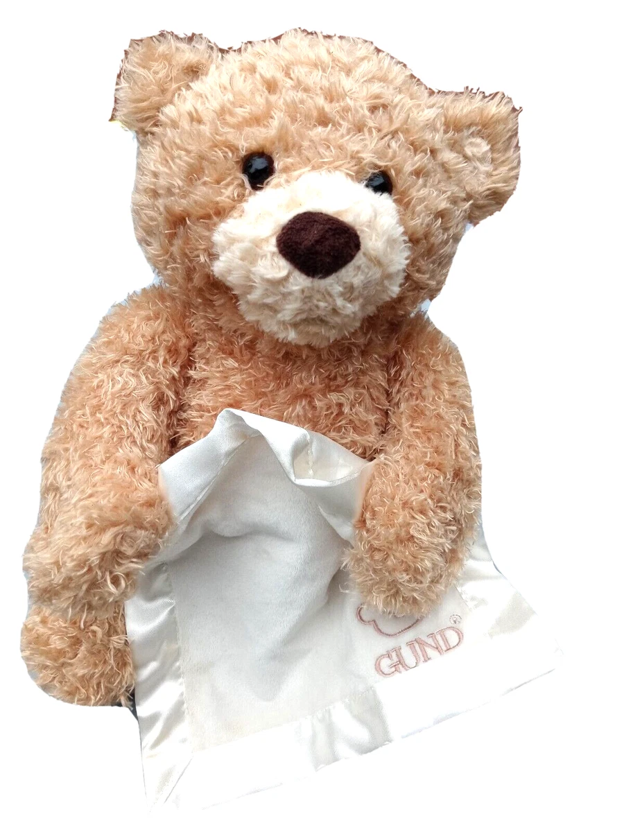 Peek a boo talking on sale teddy bear