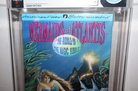 WATA 8.5 - B+ SEALED - Mermaids Of Atlantis Riddle Magic Bubble - NES Nintendo