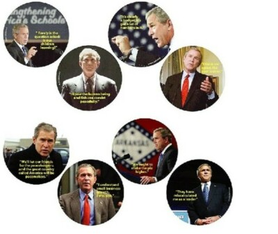 WHOLESALE LOT OF 48 SETS George W. Bush 4 Piece  Coaster sets Series 1 and 2