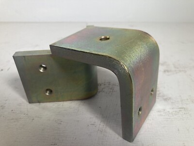 3 x 3 Steel Angle Iron 3/8'' Thick Heavy Duty Bracing Brackets 2'' Long - Lot of 2