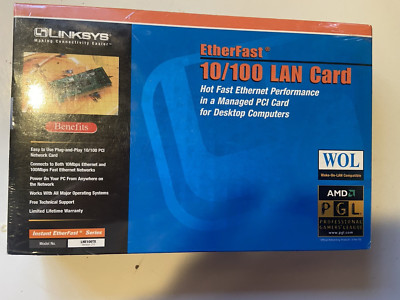 Linksys 10/100 LAN Card Etherfast PCI Adapter LNE100TX New