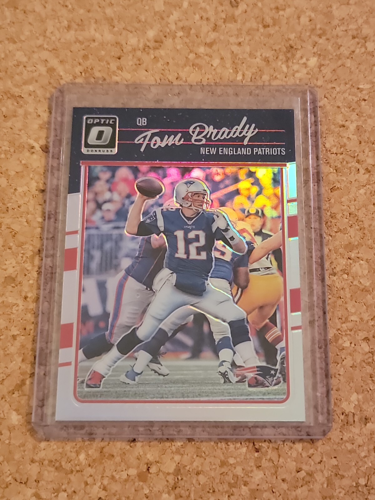 2016 Donruss Optic Holo Silver Tom Brady #62 First Year Optic