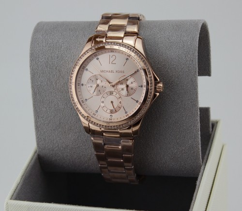 NEW AUTHENTIC MICHAEL KORS RILEY ROSE 