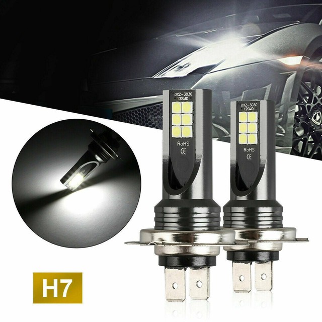 RENAULT MEGANE 20032007 SET 2 x H7 CREE LED HEADLIGHT CONVERSION BULBS