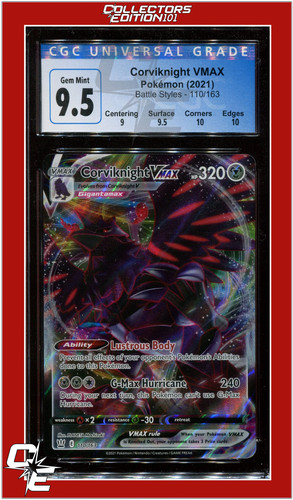 Corviknight VMAX graded CGC 9.5 for sale on eBay