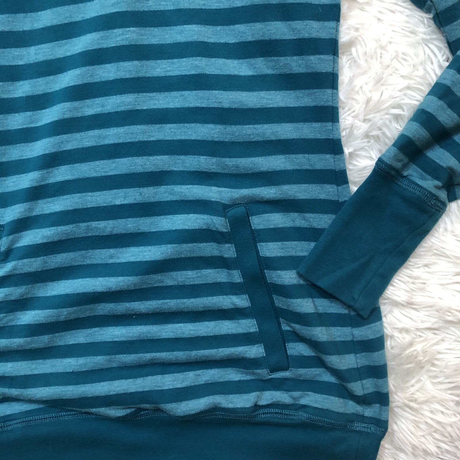 EXPRESS Size Extra Small Striped Long Sleeve Pull… - image 6