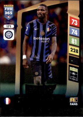 Panini FIFA 365 Adrenalyn XL 2025 Card 171 - Marcus Thuram - Fans Favourite